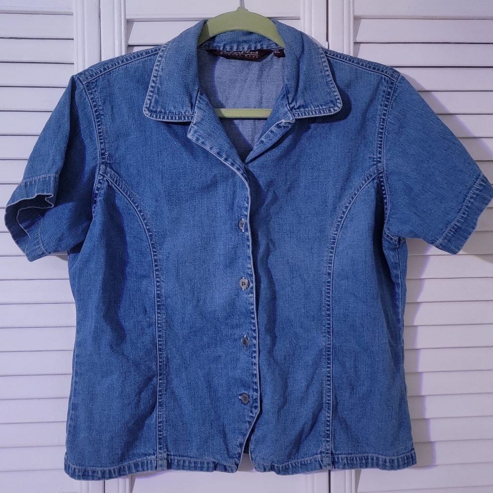 Jean shirt XL Woman's wear by ColorPlus